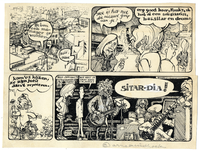 202834 Aflevering 2 van de strip Bertus Knijp en Pieter voor het Nieuw Utrechts Dagblad van studio Wapper (Arne ...